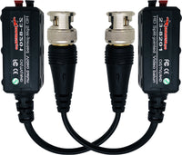 23-8201 Press Fit Terminal Passive Video Balun with Mini-Coax BNC