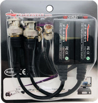 23-8201 Press Fit Terminal Passive Video Balun with Mini-Coax BNC