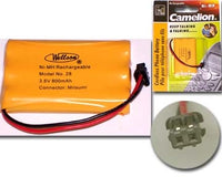 29-28 3.6V 800mAh Cordless Phone Battery Ni-CD