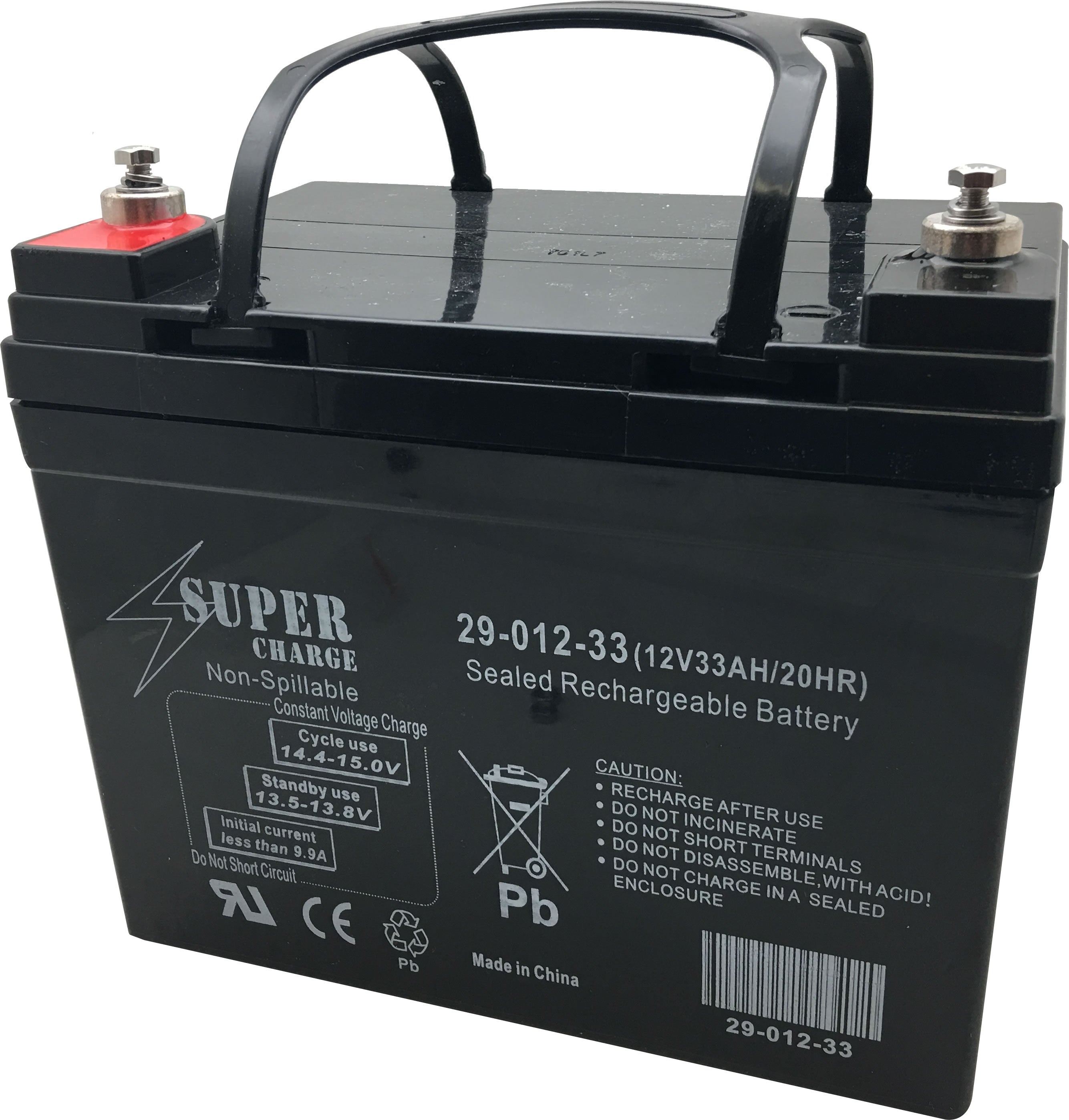 29-012-33 Rechargeable Battery 12V 33AH 20HR