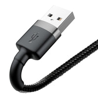 70-4CALKLF-RG1 Lightning Cable 2A 3 Meters, Nylon Braided, Quick Charge