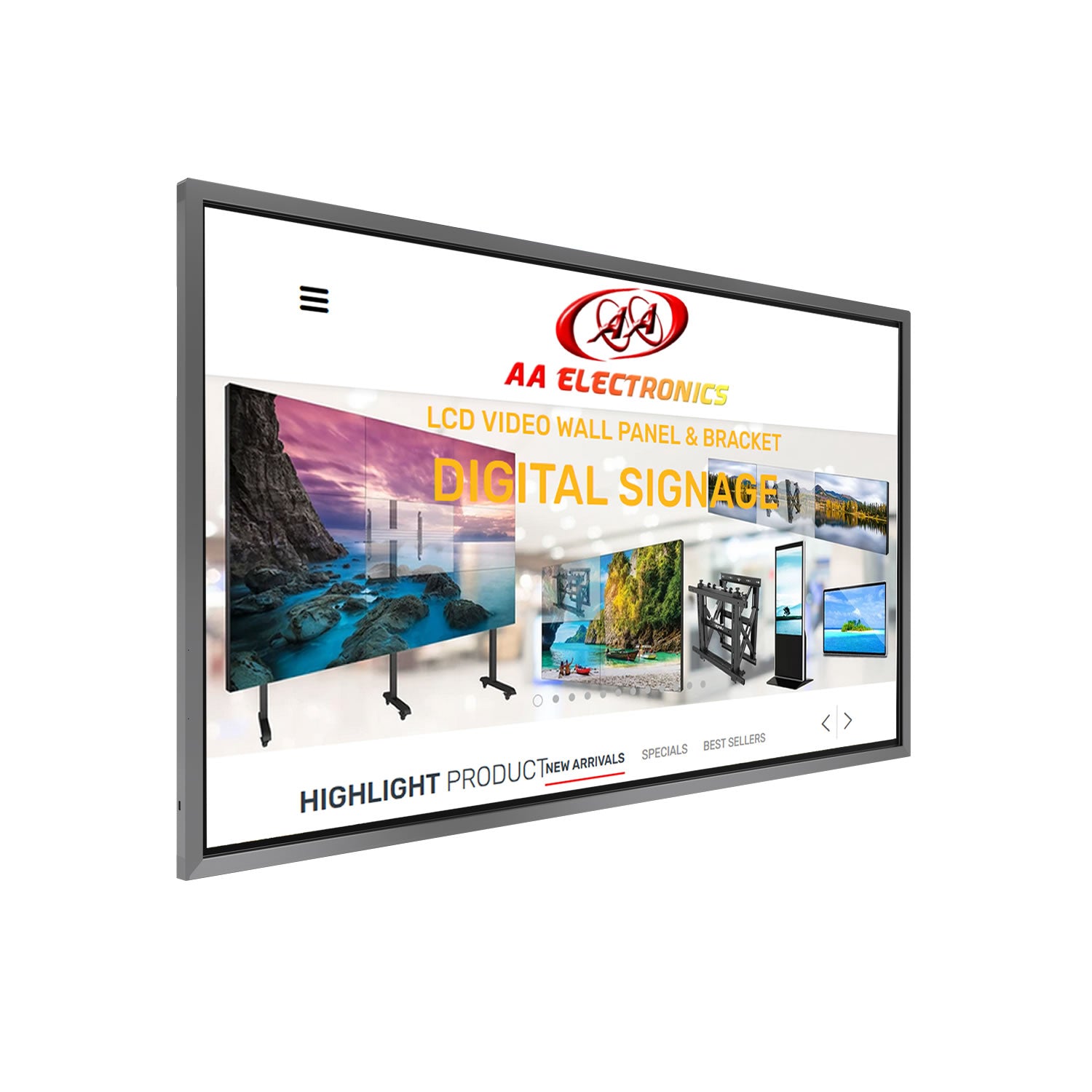 55-Inch Full HD 10-Point Touch Screen Monitor