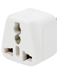 42-0332 Universal Power Plug Adapter:Round pins with ground
