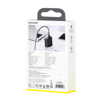 70-4CCJMHB-A01 Digital Display 4 USB Travel Charger 30W, Black