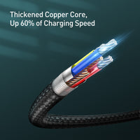 70-4CATLRD-01 Type-C to Lightning PD Cable 18W  Quick Charge 1.3m Black