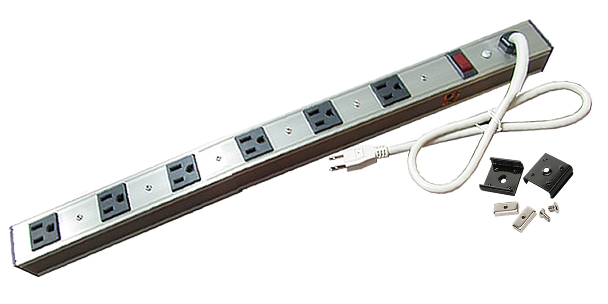 42-0406 ETL certified 6 outlets Aluminum Power Bar