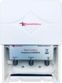 53-3224-01 2 in 1 Out Waterproof Signal Combiner 0 - 862MHz