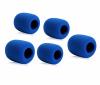 96-1903 Microphone Windscreen Foam Cover - 5pcs Black or Blue Color
