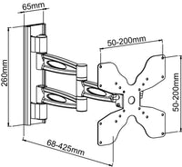 64-0352 Monitor / TV Wall Mount Bracket for 17-37 inch