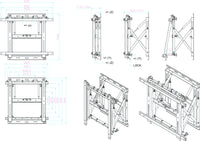 64-1160 Commercial Video Wall Bracket for 42-70 inches Screens