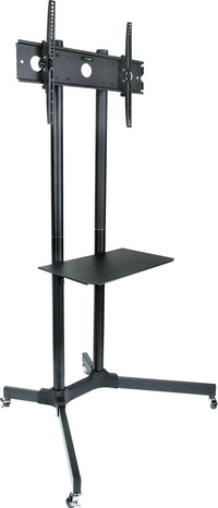 64-1221 Mobile Adjustable Height LCD LED TV / Monitor Stand for 30-65 inches Screen