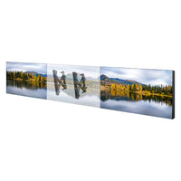 64-1313P 1x3 Video Wall Wall Mount Bracket - Push & Pop Arms