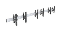 64-1313P 1x3 Video Wall Wall Mount Bracket - Push & Pop Arms