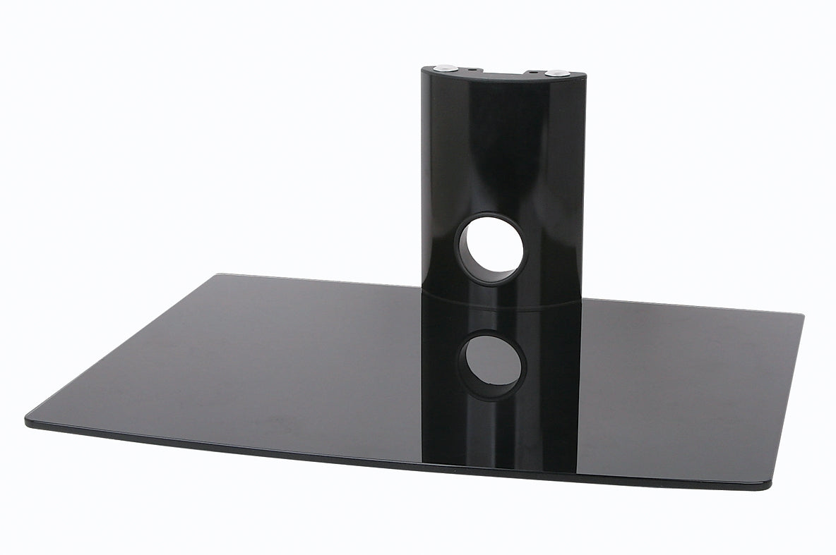 64-4051 Single Glass Shelf Unit for Wall Mounting DVD / Receiver