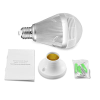 23-2113Q WiFi Camera 3.0MP Panoramic Fisheye Camera Light Bulb Camera