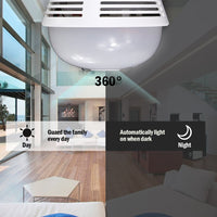 23-2113Y WiFi Camera 960P Panoramic Fisheye Camera Light Bulb Camera with Built in Bluetooth Speaker