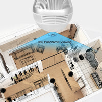 23-2113Q WiFi Camera 3.0MP Panoramic Fisheye Camera Light Bulb Camera