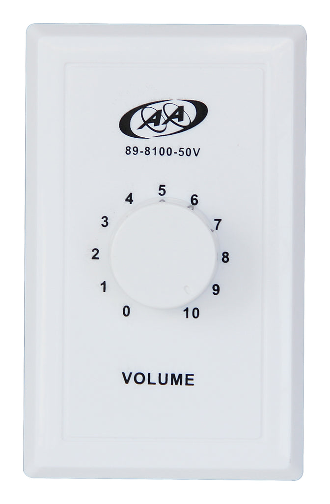 89-8100-50V Line Voltage Speaker Volume Control - 50W – AA Electronics