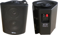 89-8405B 5.25" 2-Way Mini Box Speaker with Poly Tweeter - Black