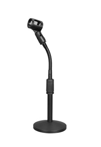 96-3039 Gooseneck Microphone Table Stand Metal Base with Holder