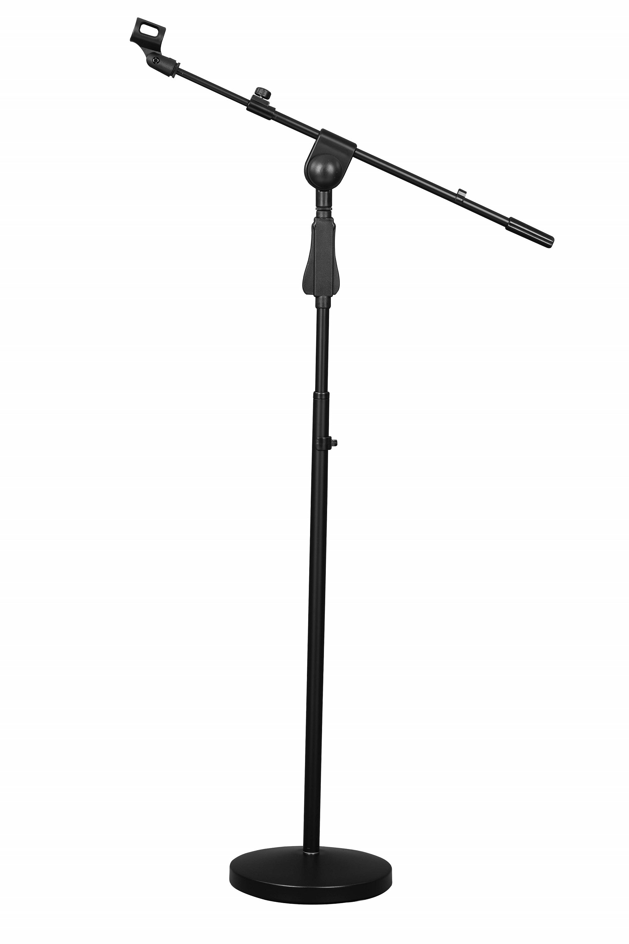 96-3304 Microphone Stand with Solid Round Metal Base and Adjustable Height