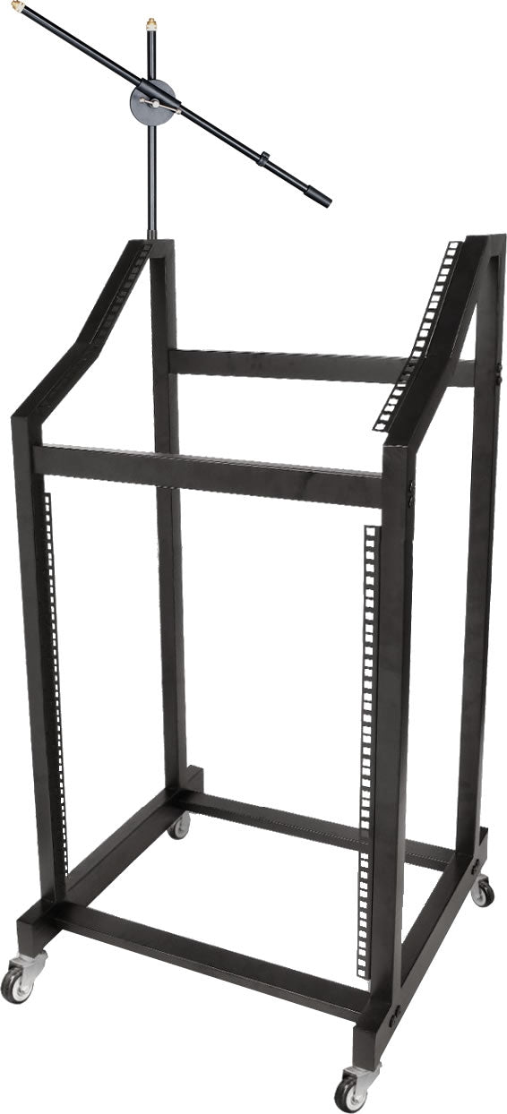 96-4046 19 Inch DJ Mixer Stand with Microphone Holder