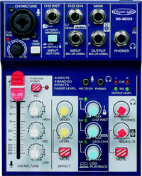 96-8203 Compact 4 Channels USB Interface Mixer