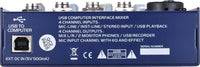 96-8203 Compact 4 Channels USB Interface Mixer