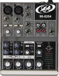 96-8204 Compact 4 Channels Premium Mixer