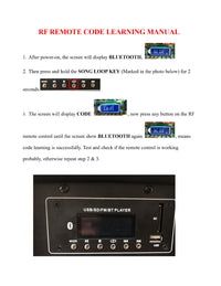 87-4515 15" TWS Professional 2-Way Active Speaker Box with Built-in MP3 Player, Bluetooth & FM