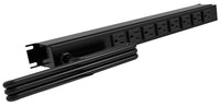 42-0408-081 HAMMOND 19" 8 Outlet Horizontal Rack Mount Power Strip - 6ft Cord