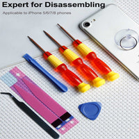 70-4ACDM-IP8 8 in 1 Mobile Phone Battery Repair and Disassemble Tools Kit