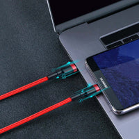 70-4CATKLF-HG1 Type-C to Type-C PD Cable 2m, Braided Wire, Black, Charging / data transfer