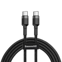 70-4CATKLF-HG1 Type-C to Type-C PD Cable 2m, Braided Wire, Black, Charging / data transfer