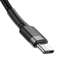 70-4CATKLF-HG1 Type-C to Type-C PD Cable 2m, Braided Wire, Black, Charging / data transfer
