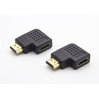 16-6381-02 HDMI Male To Female 90° Right Angle Flat Adapter