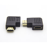 16-6381-02 HDMI Male To Female 90° Right Angle Flat Adapter