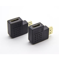 16-6381-02 HDMI Male To Female 90° Right Angle Flat Adapter