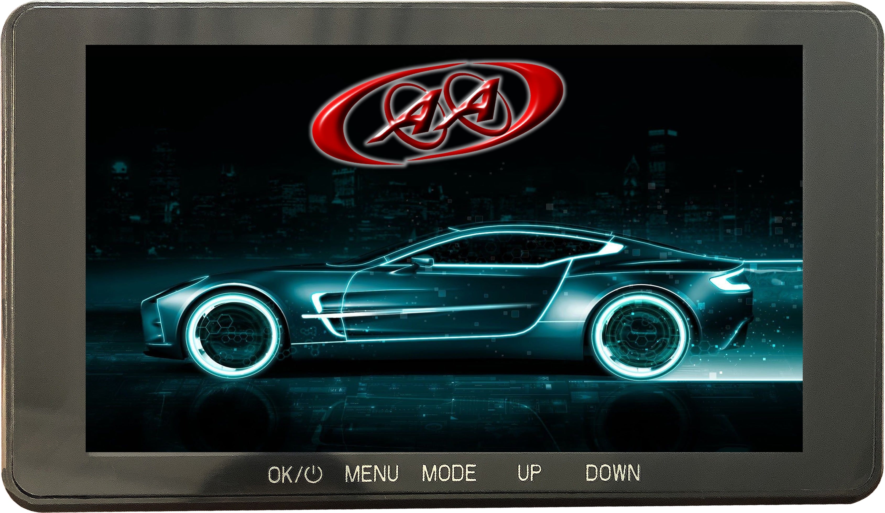 23-3716 Full HD 1080P 4 inch Screen Triple Lens Car DVR Dash Cam Driving Recorder