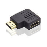 16-6381-02 HDMI Male To Female 90° Right Angle Flat Adapter